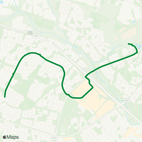 TU Dublin Blanchardstown Tu Blanchardstown Shuttle Bus map