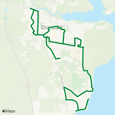 Halpenny Travel Blackrock - Dundalk map