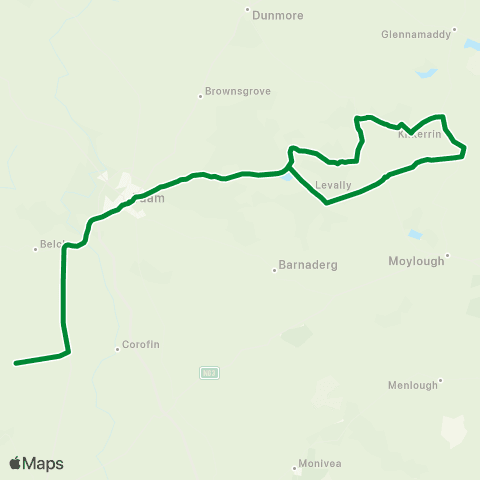 Farragher Travel Glennaneeny - Tuam map