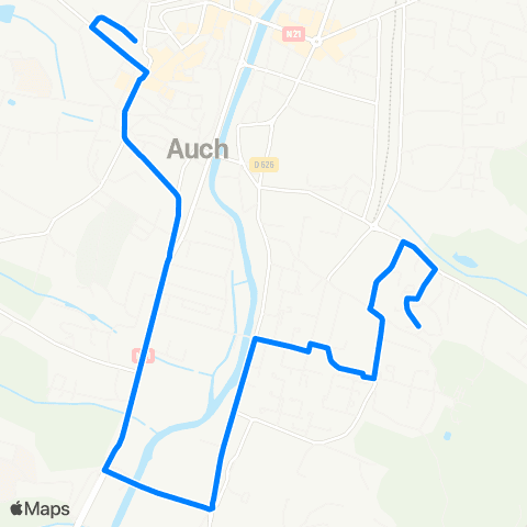 Alliance La Hourre - Baylac map