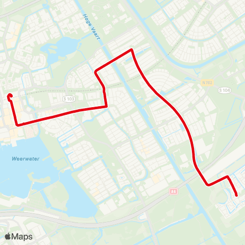 AllGo Lijn M8 (Nobelhorstmetro) Stat. Centr - Nobelhorst map