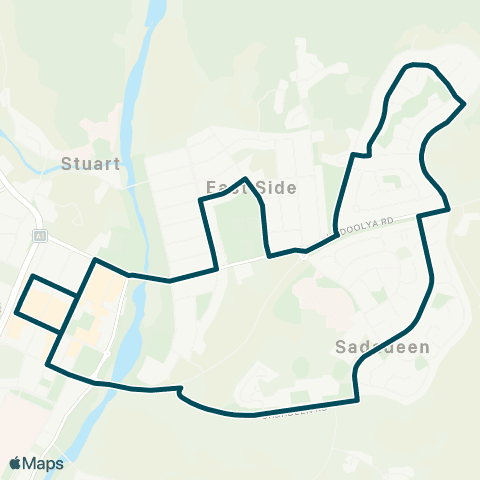 ALIC East Side and Sadadeen map