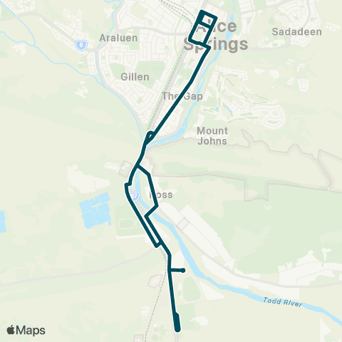 ALIC The Gap, Ross and Ilparpa map