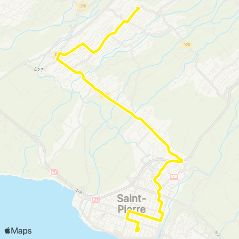 Alternéo SIDR Ravine-des-Cabris Basse-Terre Pôle d'échanges map