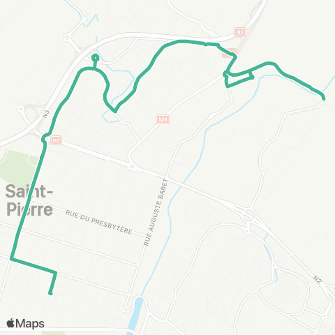 Alternéo Ctre comm. Casernes Basse-Terre Pôle d'échanges map
