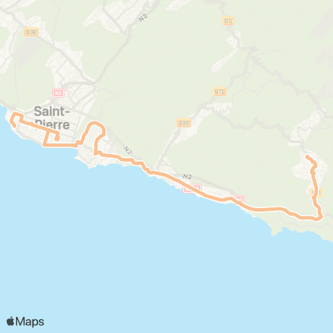 Alternéo Pôle d'échanges Grand Anse map
