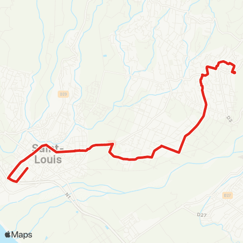 Alternéo La Croix Gare Saint-Louis map