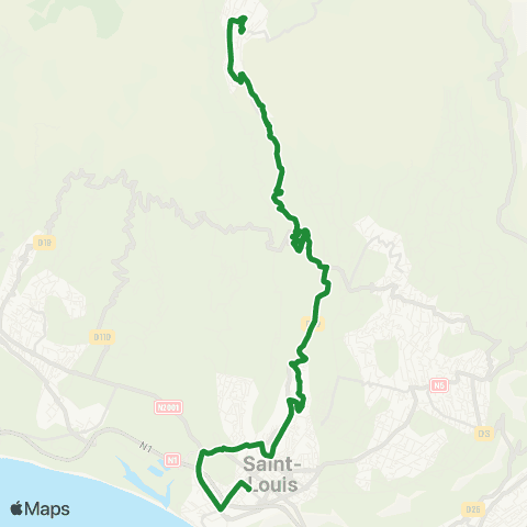 Alternéo Makes Gare Saint-Louis map