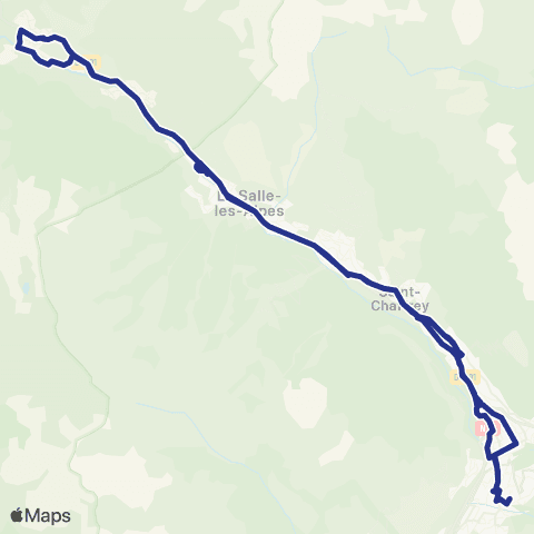 Altigo Briançon - Le Monêtier les Bains map