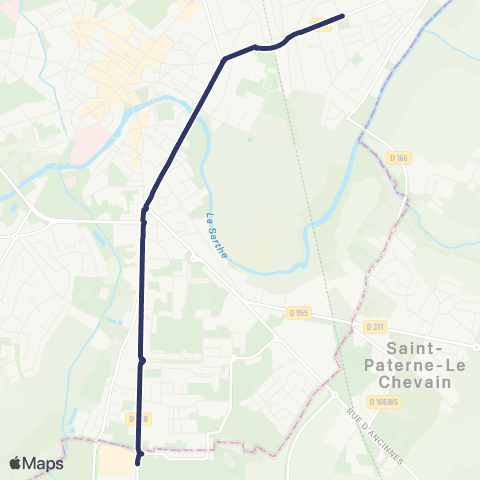 Altobus Lycée Navarre - St Exupéry map
