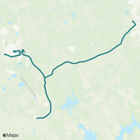 Amador Transit Ione map