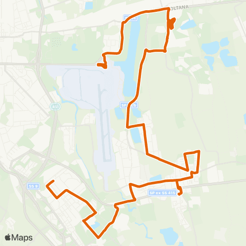 ATM Milano Linate - San Donato (Festivo) map
