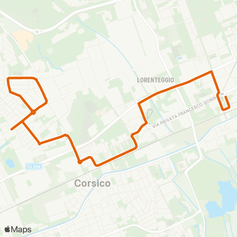 ATM Milano Cesano Boscone - Stazionesan Cristoforo FS M4 map