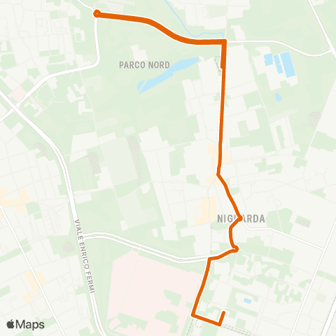 ATM Milano Parco Nord - Cà Granda ( Coll. Sost. Linea 4) map