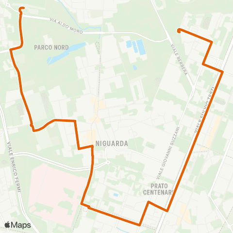 ATM Milano Bicocca - Cim. Bruzzano map