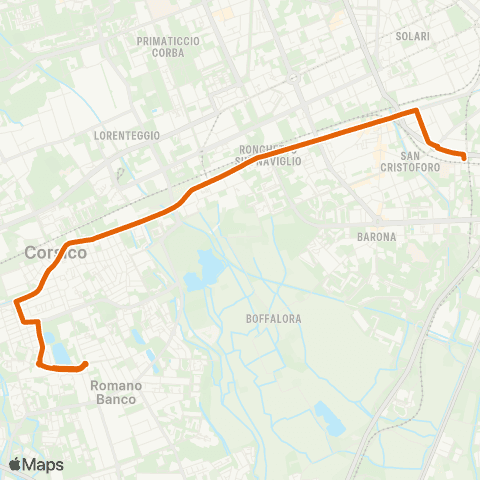 ATM Milano Buccinasco (Via Lario) - Romolo M2 map