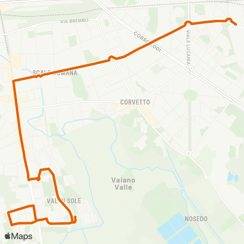 ATM Milano Toffetti - Quartiere Fatima map