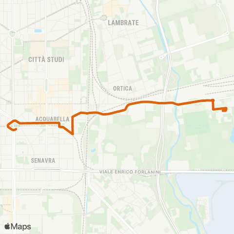 ATM Milano Corelli - Susa map