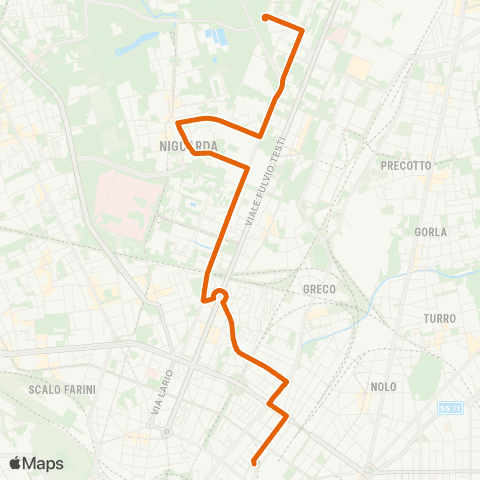 ATM Milano Quartiere Bicocca - Stazionecentrale M2 M3 map