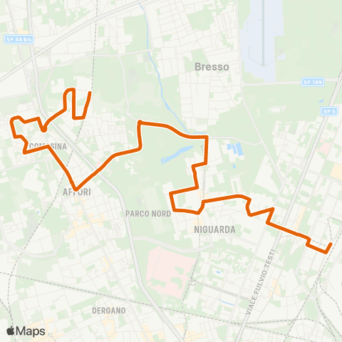 ATM Milano Bruzzano F.N. - Bicocca (Università) map