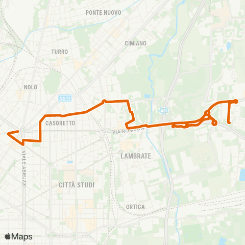 ATM Milano Cim. Lambrate - Loreto map