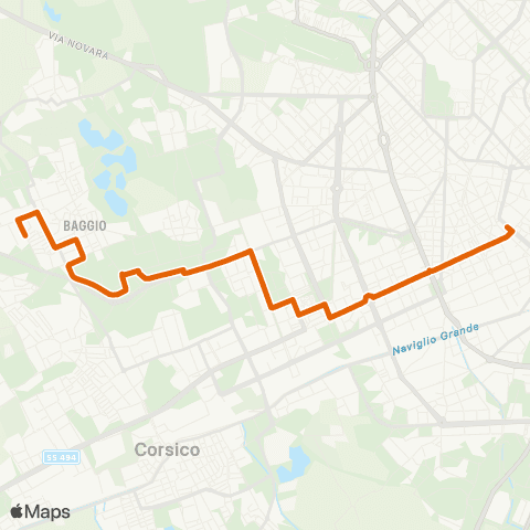 ATM Milano 58 / Bisceglie M1 - Noale map