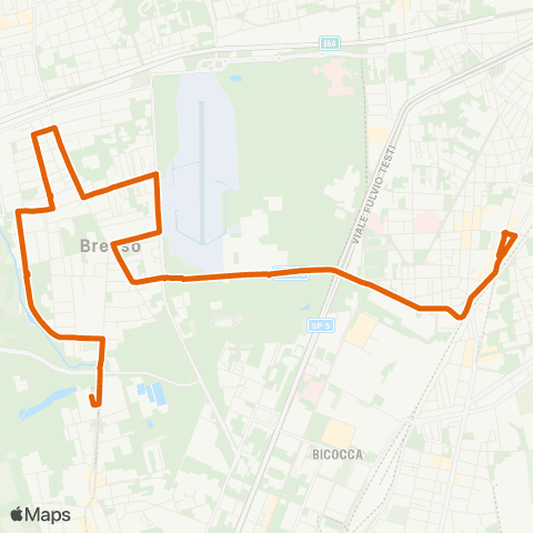 ATM Milano Sesto Rond M1 - Niguarda ( Parco Nord ) map