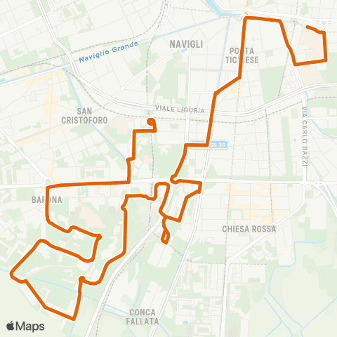 ATM Milano Famagosta M2 - Romolo M2 map