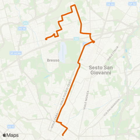 ATM Milano Cusano M. (Unione) - Bignami M5 map