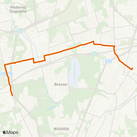 ATM Milano Sesto S.G. - Comasina M3 (Lav. Marconi) map