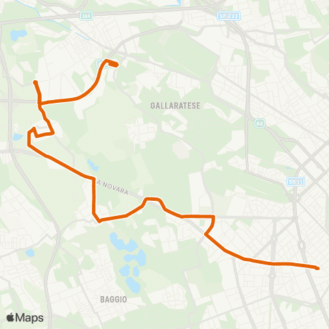 ATM Milano Molino Dorino M1 - De Angeli M1 map