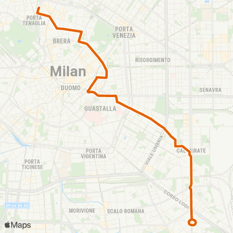 ATM Milano Martini - Porta Volta map