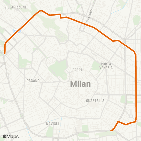 ATM Milano Lodi M3 - Lotto (Circolare Destra) map