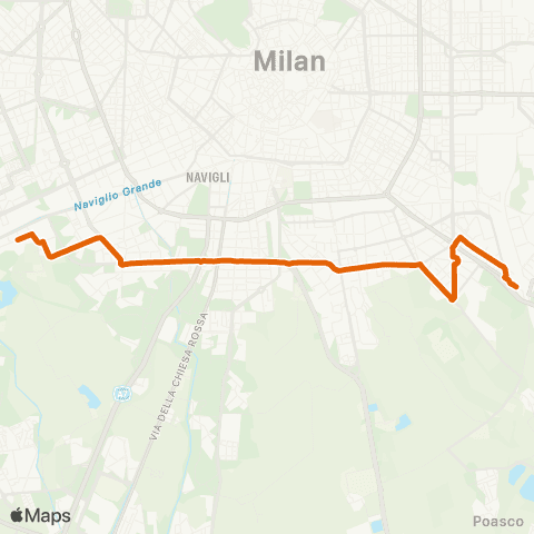 ATM Milano Rogoredo FS M3 - S. Cristoforo M4 map
