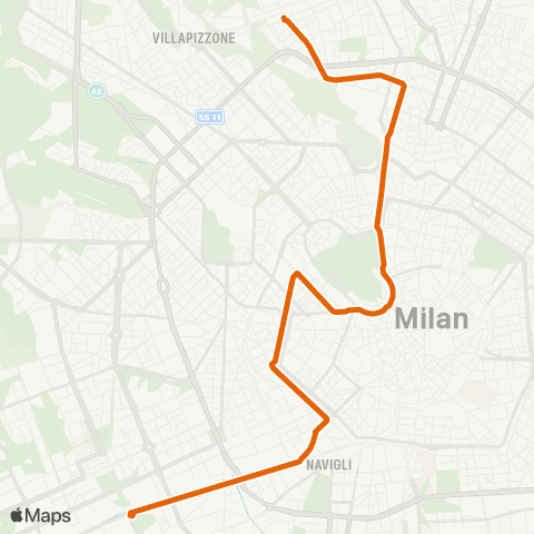 ATM Milano Negrelli - Bausan (Lav. Torino) map
