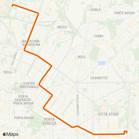 ATM Milano Ortica - Ospedale Maggiore map
