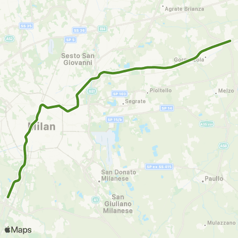 ATM Milano Assago Milanofiori Forum / Abbiategrasso - Cologno Nord / Gessate map