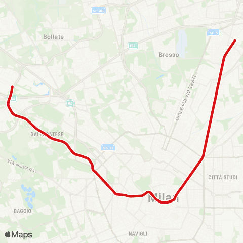 ATM Milano Rho Fiera / Bisceglie - Sesto 1° Maggio map