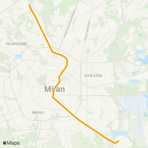 ATM Milano Comasina - San Donato map