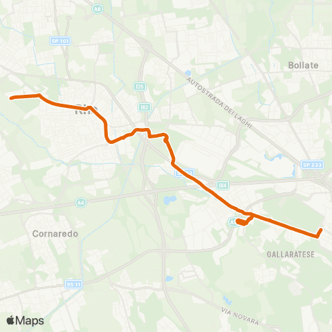 ATM Milano Cim. Maggiore - Molino Dorino M1 map