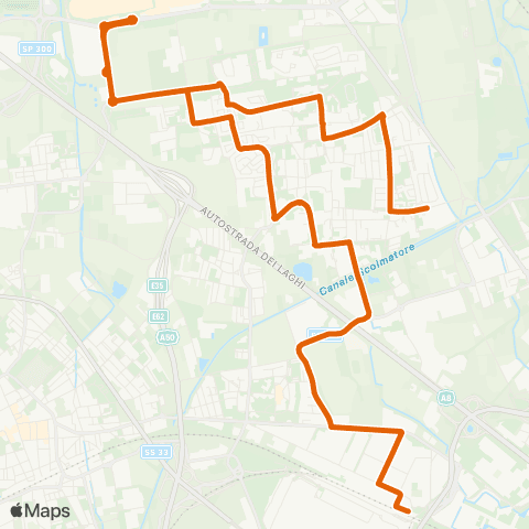 ATM Milano Arese - Rho Fiera M1 map