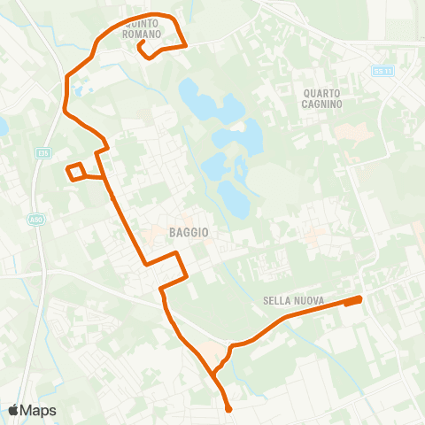 ATM Milano Bisceglie M1 - Madonna Della Provvidenza map