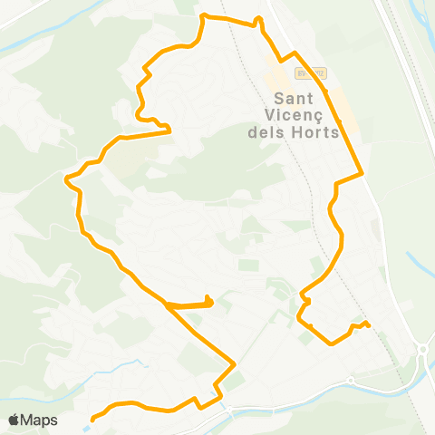 AMB Fgc St. Vicenç-Instituts map