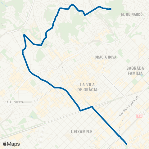 AMB Pl. Catalunya-El Carmel map