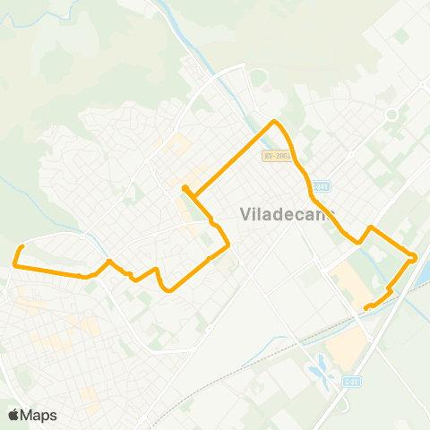 AMB Est. Rodalies-Can Guardiola map