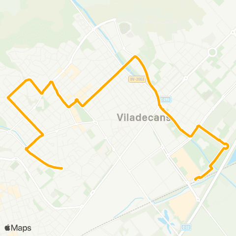 AMB Est. Rodalies-Can Palmer map