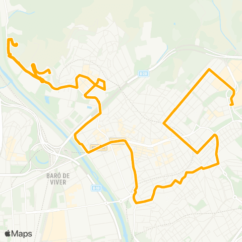 AMB Les Oliveres-Montigalà map