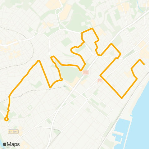 AMB Est. Rodalies-H. Esperit Sant map