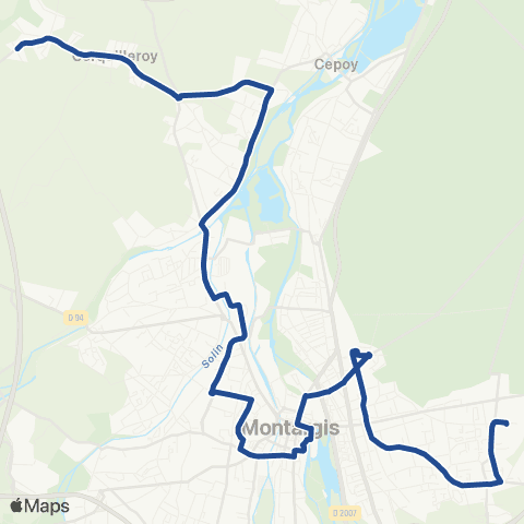 Amelys Corquilleroy Blaise / Amilly Hôpital map