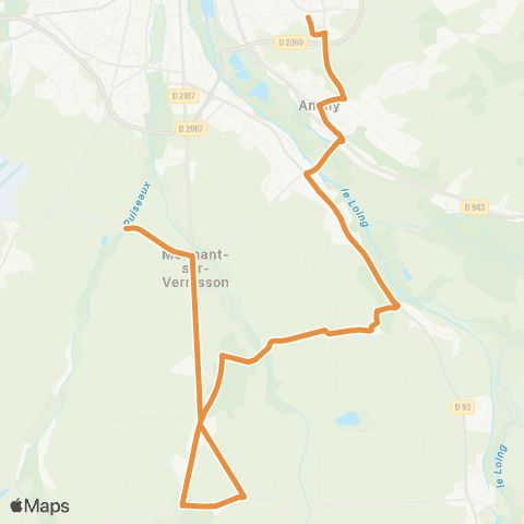 Amelys Mormant Moissy / Amilly Collège Schuman map